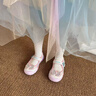 泰蘭尼斯春季新款兒童運動(dòng)鞋單網(wǎng)透氣女童鞋蝴蝶結公主鞋 白/粉 27 內長(cháng)17.5cm 適合腳長(cháng)16.5cm 曬單實(shí)拍圖