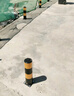 路喜鋼管警示柱隔離樁防護(hù)欄桿分道路地樁固定隔離柱路障鐵立柱防撞柱 114*1000*2.0固定實(shí)用款 曬單實(shí)拍圖