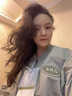 派吉鯊?qiáng)A棉棒球服外套女短款2025冬季新款飛行員夾克小個(gè)子休閑二棉棉服 薄荷綠   加棉 M 建議100斤穿 曬單實(shí)拍圖