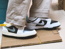 Jordan緩震休閑鞋男女喬丹AJ1 Jordan1運(yùn)動(dòng)鞋 DC0774-001黑綠/黑白38.5 曬單實(shí)拍圖