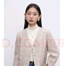 自巧小個(gè)子初秋小香風(fēng)外套女2024新款短款法式大牌氣質(zhì)通勤短款開衫 米咖雜花 XXS (1碼) 曬單實(shí)拍圖