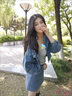 BMOI鹽系牛仔套裝女2025春秋新款韓版炸街短款寬松長(cháng)袖外套短裙兩件套 淺藍色 8899款上衣+裙套裝 S 80-95 曬單實(shí)拍圖