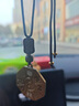 五行八卦福符汽車(chē)掛件車(chē)內后視鏡吊飾車(chē)載裝飾護身先天后天太極八卦牌黃銅掛件 【五行八卦?！奎S銅掛飾（車(chē)掛款） 曬單實(shí)拍圖