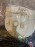 BOY LONDON男女同款帽子經(jīng)典老鷹logo設計感百搭米白色針織帽N90030 米白色 BM 曬單實(shí)拍圖