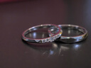 CRD克徠帝【現(xiàn)貨閃發(fā)】愛之指引鉆石情侶款對戒結(jié)婚訂婚求婚鉆戒 PT950鉑金 男戒 約2分 曬單實(shí)拍圖