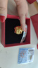 中國黃金（CHINA GOLD）足金福豬黃金存錢罐裝金豆儲錢罐擺件收藏商務(wù)送禮情人節(jié)禮物 約12g 曬單實拍圖