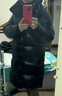 高梵黑金鵝絨服楊冪同款黑珍珠4.0新款男女同款羽絨服 高定巴黎黑 M 曬單實(shí)拍圖
