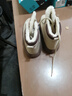 啄木鳥品牌真皮加絨棉鞋女冬季新款厚底休閑鞋女百搭軟底輕便雪地靴女 卡其 加絨 37 曬單實拍圖