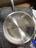 歐美達巴赫系列-316不銹鋼炒鍋家用炒菜鍋燃氣灶使用少油煙 30cm 曬單實拍圖