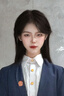 歐世信律師領(lǐng)帶 法男士女士院天平標(biāo)天秤領(lǐng)帶 藏青色領(lǐng)帶酒紅色領(lǐng)帶法 法（小胸徽） 曬單實(shí)拍圖
