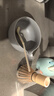 器酋仿宋點(diǎn)茶器具套裝茶筅百本立抹茶碗工具竹茶刷子日本茶具茶道配件 點(diǎn)茶四件套-半月灰白 曬單實(shí)拍圖