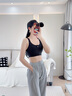 MAIA ACTIVE不插墊高強BRA 高強前拉鏈防震瑜伽背心運動(dòng)內衣女51BR12 神秘黑 75A B/ M 曬單實(shí)拍圖