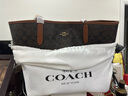 蔻馳（COACH）女包City33 時尚托特包購物包手提單肩包節(jié)日禮物送女友送禮推薦 棕色5696-IMW6S 曬單實拍圖