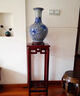 北邁景德鎮(zhèn)陶瓷器花瓶仿古官窯中式家居大號青花瓷瓶客廳電視柜裝擺件 手繪青花冰裂紋賞瓶 曬單實(shí)拍圖