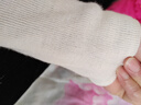 蕉內(nèi)（Bananain）熱皮701+女士毛衣羊毛收腰顯瘦保暖高領(lǐng)堆堆領(lǐng)打底衫女裝針織衫 蕓豆白 L 曬單實(shí)拍圖