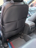 卡客（Karcle）汽車座椅防踢墊車內(nèi)靠背后排椅背兒童防護(hù)防踢墊車用收納袋置物袋 座椅防踢墊-黑色2張 曬單實拍圖