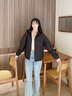 波司登（BOSIDENG）25年新款輕薄短款羽絨服女90鵝絨修身輕便連帽旅游外套B250131036 黑色-經(jīng)典極簡風(fēng)【卡碼拍大】 M 165/88A 體重約125-140斤 曬單實(shí)拍圖