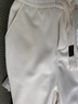 港蒂灣美式褲子男秋季新款潮牌寬松運動(dòng)衛褲鋼印休閑褲束腳褲學(xué)生青少年 米白色 XL -115-135斤 曬單實(shí)拍圖