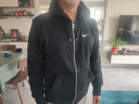 耐克（NIKE）外套春秋男裝 2025新款運動服防風休閑上衣連帽開衫衛(wèi)衣寬松夾克 熱推/舒適親膚黑色/曬圖退5 七夕情人節(jié)禮物 L (175/92A) 曬單實拍圖