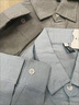 狄帝鯊長(cháng)袖襯衫男士春夏新款修身百搭男裝免燙牛津紡商務(wù)休閑襯衣外套男 灰色 XL 曬單實(shí)拍圖