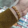 【搶金鏈】香港免稅正品純沙金手鏈女款黃金色轉運招財手飾手串 心心相印金手鏈今日虧本沖量 曬單實(shí)拍圖