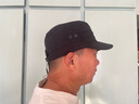 SOMUBAY海軍平頂帽男士品牌帽子夏天薄款速干透氣中老年太陽帽休閑鴨舌帽 黑色 均碼 (56-60CM可調(diào)節(jié)) 曬單實(shí)拍圖