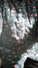 棉花詠女士棉花棉襖中年居家成人保暖服冬季內(nèi)穿加厚休閑棉外套棉衣服 樹葉花藍 2XL （建議體重135-155斤） 曬單實拍圖