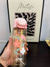 蘇泊爾塑料杯吸管雙飲水杯孕媽車(chē)載杯運(yùn)動(dòng)辦公隨手杯子可進(jìn)洗碗機(jī) 進(jìn)口PPSU蜜桃粉帶提繩 600ml 曬單實(shí)拍圖