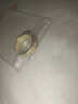 中國(guó)黃金（CHINA GOLD）琺瑯銀手鐲女足銀繁花蝴蝶手鐲新中式國(guó)風(fēng)銀鐲子生日送女友禮物 琺瑯花藤戒指【約5g】 曬單實(shí)拍圖