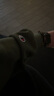 Champion冠軍加絨衛衣女刺繡基礎純色帽衫休閑上衣潮 軍綠色 M  曬單實(shí)拍圖
