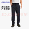 迪卡儂（DECATHLON）戶外運動休閑褲長褲工裝男秋抓絨加絨保暖褲黑色L-4228359 曬單實拍圖
