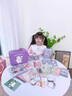新款小馬寶莉手賬套裝禮盒高顏值女孩生日禮物女生可愛(ài)手帳本玩具奶油膠咕卡貼紙大禮包小學(xué)生diy工具材料 小馬寶莉手賬基礎款178件【送小皮箱】 曬單實(shí)拍圖