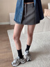 CAMILA KSENIA老爹鞋2025新款夏季爆款趙露思同款厚底百搭增高女鞋運(yùn)動(dòng)鞋女 銀色 37 曬單實(shí)拍圖