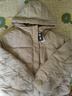 GAP女裝秋冬印花logo立領(lǐng)連帽羽絨服簡約保暖夾克外套619744 曬單實拍圖