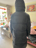 高梵黑金鵝絨服先鋒4.0六格2024年新款男款中長款羽絨服 黑色 XL 曬單實(shí)拍圖
