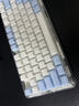 XVX水晶魔浪鍵帽系列二色成型PC水晶側刻136鍵OEM高度鍵帽 水晶魔浪-白藍【136顆】OEM高度側刻 曬單實拍圖