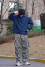 哈吉斯（HAZZYS）男裝 春季戶外休閑外套【PHIZ系列】可拆卸帽寬松夾克男 藏青色NV XL （180/100A 50） 曬單實(shí)拍圖
