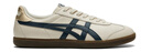 Onitsuka Tiger鬼塚虎TOKUTEN夏季男女復(fù)古德訓(xùn)鞋休閑鞋 米色/深藍色 42.5 曬單實拍圖