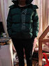 Kappa羽絨服冬男高領(lǐng)連帽防寒服面包服保暖外套K0B72YY72D 綠蘿綠-3602 M 曬單實(shí)拍圖