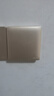 德力西（DELIXI） 開關(guān)插座面板快充五孔CD821通用USB+type-c雙口45W插座86型面板 45W快充type-c+USB（香檳金色） 曬單實拍圖