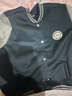 花語(yǔ)志棒球服女短外套加絨春秋季女裝2024新款洋氣小個(gè)子休閑夾克韓版 滑板胸章棒球服【黑色】 L 【建議90-100斤】 曬單實(shí)拍圖