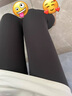 渾小象顯瘦鯊魚褲女秋冬季外穿加絨黑色打底褲羊羔絨秋褲保暖瑜伽芭比褲 冬季羊羔絨鯊魚打底褲【灰色】 M 建議100斤內(nèi) 曬單實拍圖