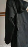 卡度頓秋冬款長(cháng)款過(guò)膝風(fēng)衣男連帽韓版大碼寬松撞色拼接外套男大衣潮披風(fēng) 994黑色加棉 3XL （建議180-200斤左右） 曬單實(shí)拍圖
