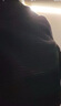 馬登復(fù)古豎條紋毛衣男春季加厚圓領(lǐng)套頭插肩打底針織衫 黑棕色 XL 曬單實拍圖