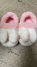 牧童小兔子女童棉拖鞋冬季新款棉鞋可愛(ài)寶寶家居小女孩包跟室內鞋 櫻粉兔 24 底標170/鞋內長(cháng)16.0cm 曬單實(shí)拍圖