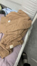 童泰（TONGTAI）童泰寶寶套裝冬季夾棉純棉兒童睡衣加厚家居服高腰棉褲恒溫棉服 棕色 100 cm 曬單實拍圖