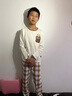 纖絲鳥（TINSINO）兒童睡衣夏季男女童家居服套裝純棉中大童空調(diào)服衣服 口袋小熊 曬單實(shí)拍圖