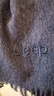 JEEP純羊毛圍巾男士冬季加厚保暖高檔百搭圍脖送男生老公新年生日禮物 曬單實(shí)拍圖