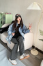 森達（SENDA）王楚然同款月牙鞋德訓(xùn)鞋女2025春季新款商場同款休閑板鞋4NR26AM5 米色 37 曬單實拍圖