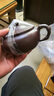 璽翰雅（ROYHOYE）宜興全手工紫砂壺名家戴爾其大口徑胸有成竹家用原礦老紫泥泡茶壺 胸有成竹 曬單實(shí)拍圖